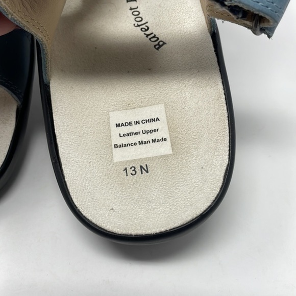 💎 RARE FIND 💎 Barefoot Freedom “Alma” Leather FULLY Adjustable Sandals SZ 13N - Picture 8 of 10